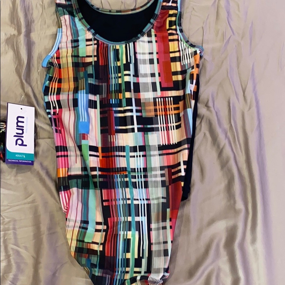 Plum gymnastics leotard